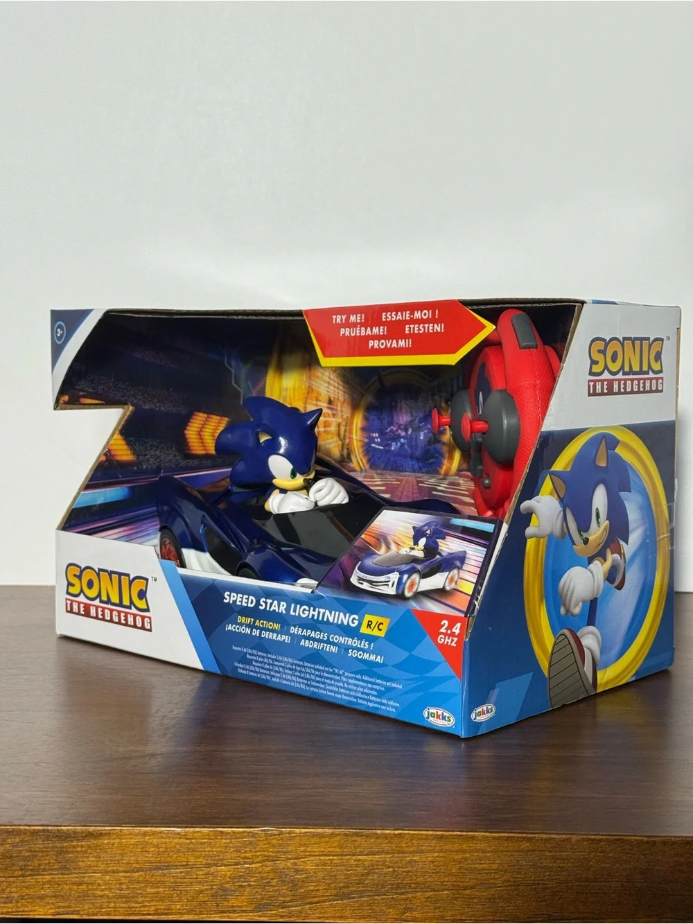 Sonic the Hedgehog Speed Star Lightning RC Car 2.4GHz New Sealed